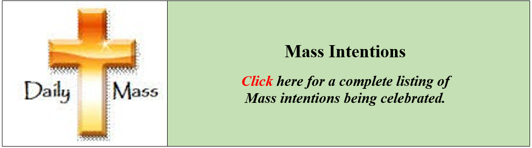 Mass Intentions